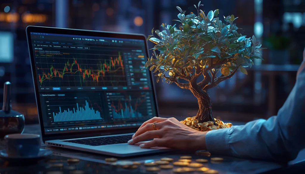 Diversified investment portfolio comparison including stocks, ETFs, mutual funds, bonds, gold, and real estate investment options